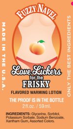 Love Lickers Massage Oil - Fuzzy Navel - 1.76 Fl. Oz. - Image 2