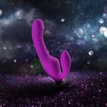 Temptasia - Cyrus - Strapless Silicone Dildo - Purple - Image 5