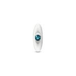 Silver Anchor Buttplug Kit - Clear Iridescent/teal - Image 5