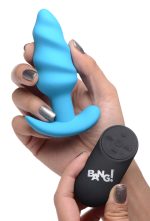 21x Silicone Swirl Plug With Remote - Blue - Image 5