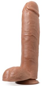 Au Naturel - Huge - 10 Inch Dildo - Mocha - Image 2