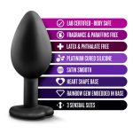 Luxe - Bling Plugs Training Kit - Black with Rainbow Gems - Image 4