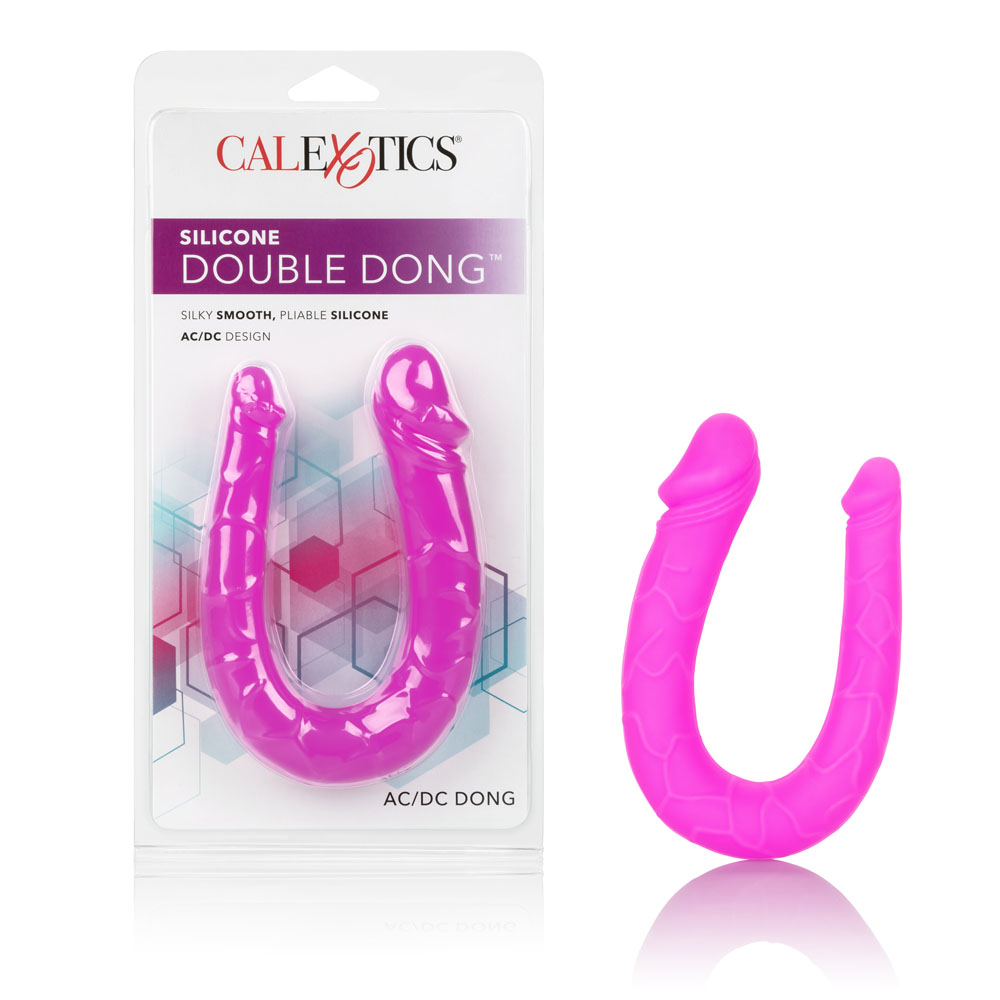 80AOSTSANd5YBhYzjqTLiisXXIJGC1Jr Silicone Double Dong Ac/dc Dong - Pink - Image 1