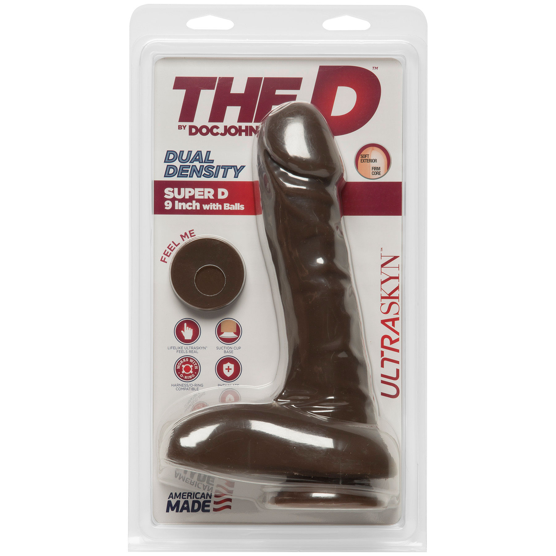 80uruYfGYnbFUyRoyDIEwNK2VAhyrBfN The D - Super D 9 Inch With Balls - Chocolate - Image 1