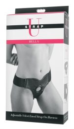 Bella Adjustable Velvet Lined Strap-on Harness - Image 2