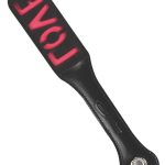 12 Inch Leather Impression Paddle - Love