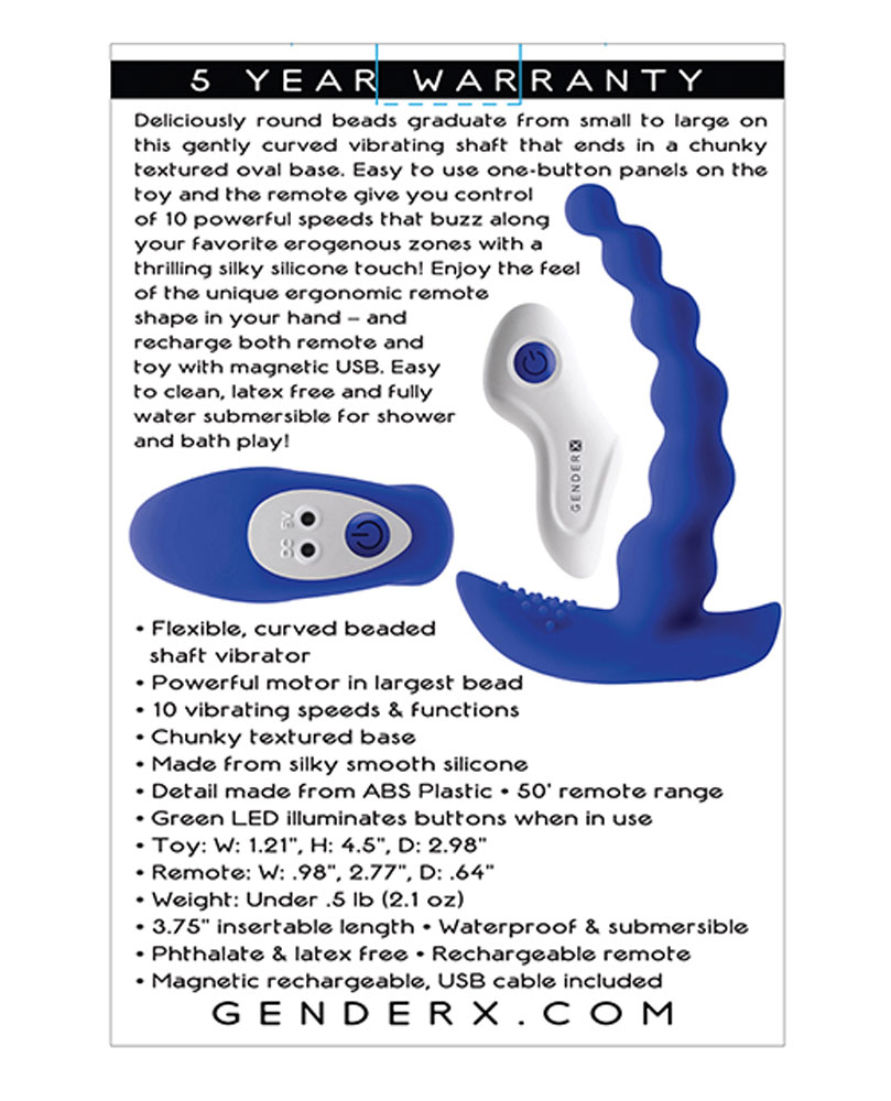 87aFXdmPpszh7IdZmitkw91MQS97TItx Beaded Pleasure - Blue - Image 1