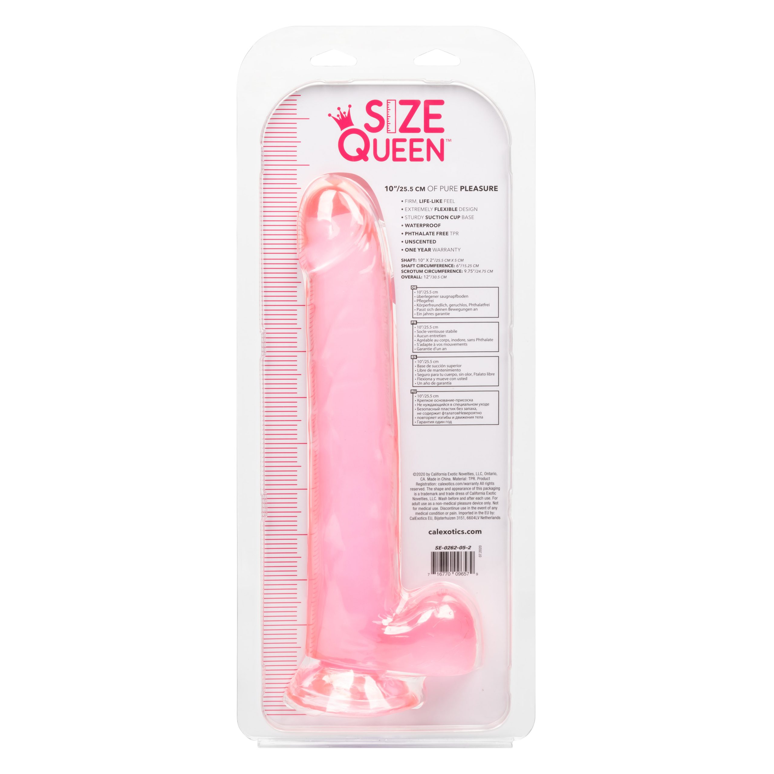 8A3LyHBmigxeuwPrvOQuevEMeBkP0uz0 Size Queen 10 inch/25.5 Cm - Pink - Image 1