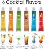 Liquor Lube Assorted Flavors 72 Pcs Display - Display - 6 Cocktail Flavors - 10ml Tubes - Image 2