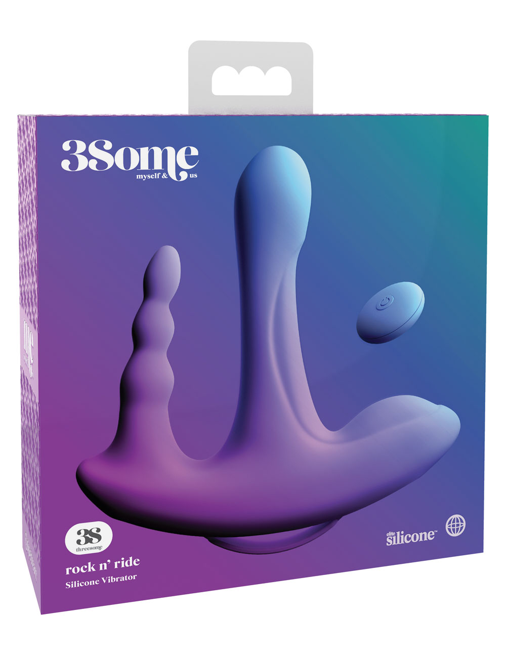 8DesGqOPHL5qvhjZZmCnbPHzVbrtCKz1 Threesome Rock n' Ride Silicone Vibrator - Purple - Image 1