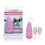 Pocket Exotics Waterproof Double Silver Bullets - Pink - Image 5