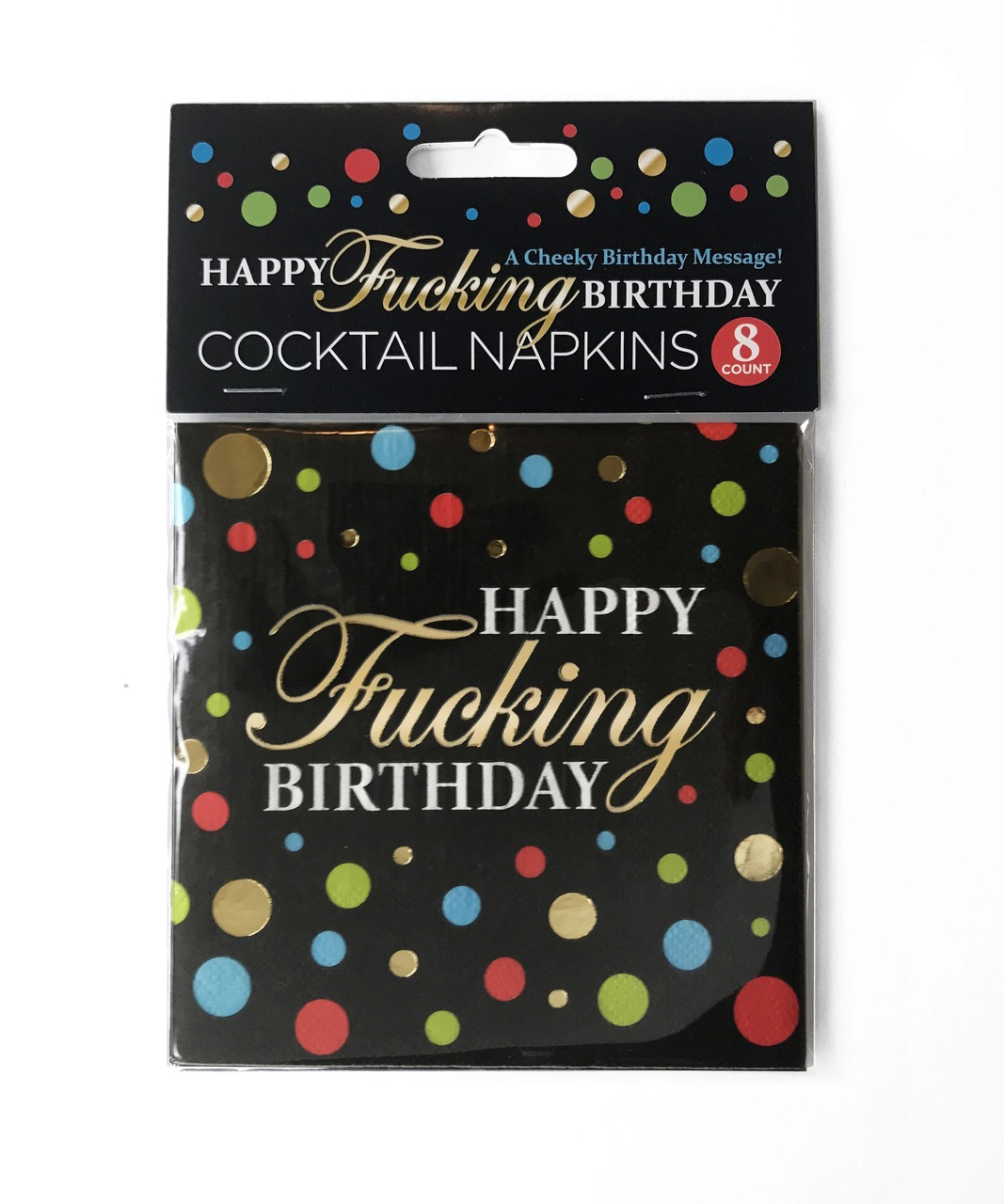8I6Qr1xk2L2xxvzsHkiSWSyksZ4H8Kxy Happy Fucking Birthday Cocktail Napkins - Image 1