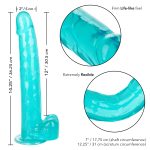 Size Queen 12 inch/30.5 Cm - Blue - Image 6