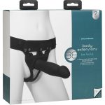 Body Extensions - Hollow Bulbed Strap-on 2-Piece Set - Black - Image 2