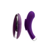Niki Rechargeable Flexible Magnetic Panty Vibe - Purple - Image 2