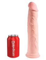 King Cock Plus Triple Density 11 Inch Cock - Flesh - Image 3