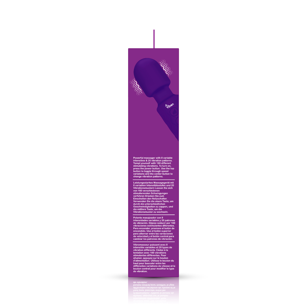 8coDHwuJ Tempest Wand Massager - Violet - Image 1