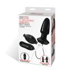 Lux Fetish 4" Inflatable Vibrating Butt Plug