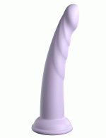 Dillio Platinum - Slim Seven 7 Inch Dildo - Purple - Image 4