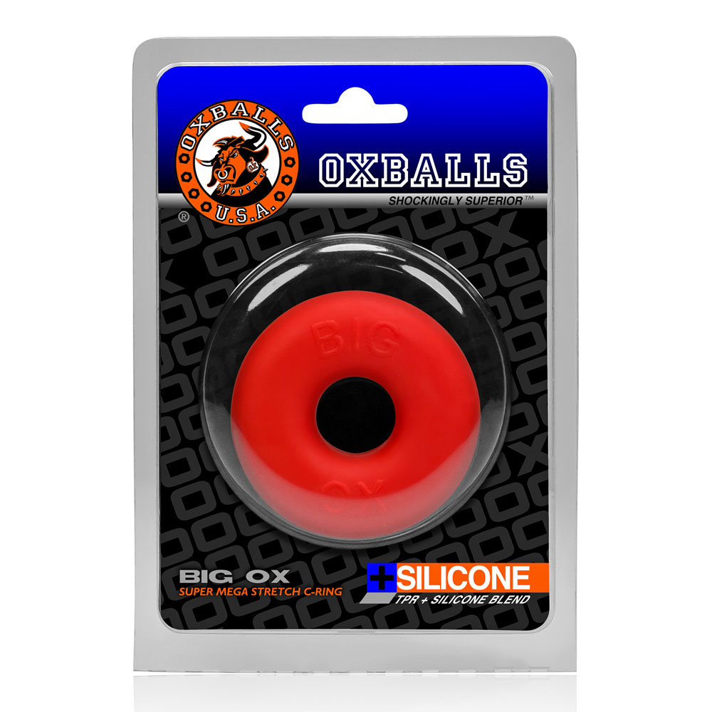 907yrp8ZF78wXdJrCE0d73cIkQTPOBBG Oxballs Big Ox Cockring - Red - Image 1