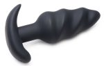 21x Silicone Swirl Plug With Remote -Black - Image 3