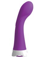 Threesome Wall Banger G Silicone Vibrator - Purple - Image 5
