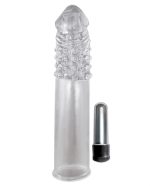 Ram Vibrating Penis Extender - Clear - Image 3