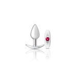 Silver Anchor Buttplug Kit - Clear Iridescent/pink - Image 4