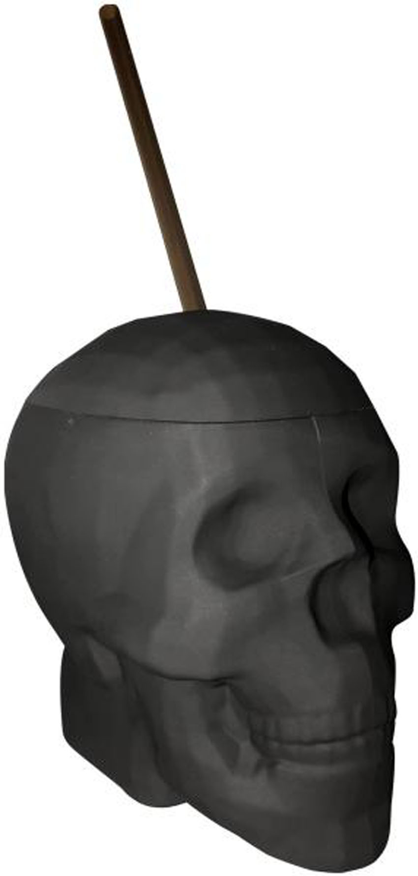 9BUA9LuVFVNPtbesOx9sawWyjQyIeKp0 Black Matte Skull Cup 22 Oz - Image 1