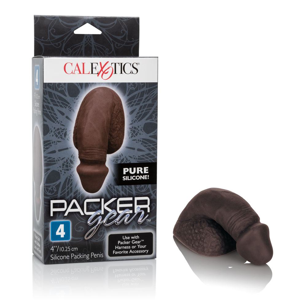 9EdFsFbbJExrkzCwu7Eq3tEtkEo4XLla Packer Gear 4" Silicone Packing Penis - Black - Image 1
