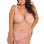 Absolutist Lace and Net Dress - Rose - Queen Size