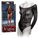 Scandal Plus Size Off the Shoulder Body Suit - Plus Size - Black - Image 8