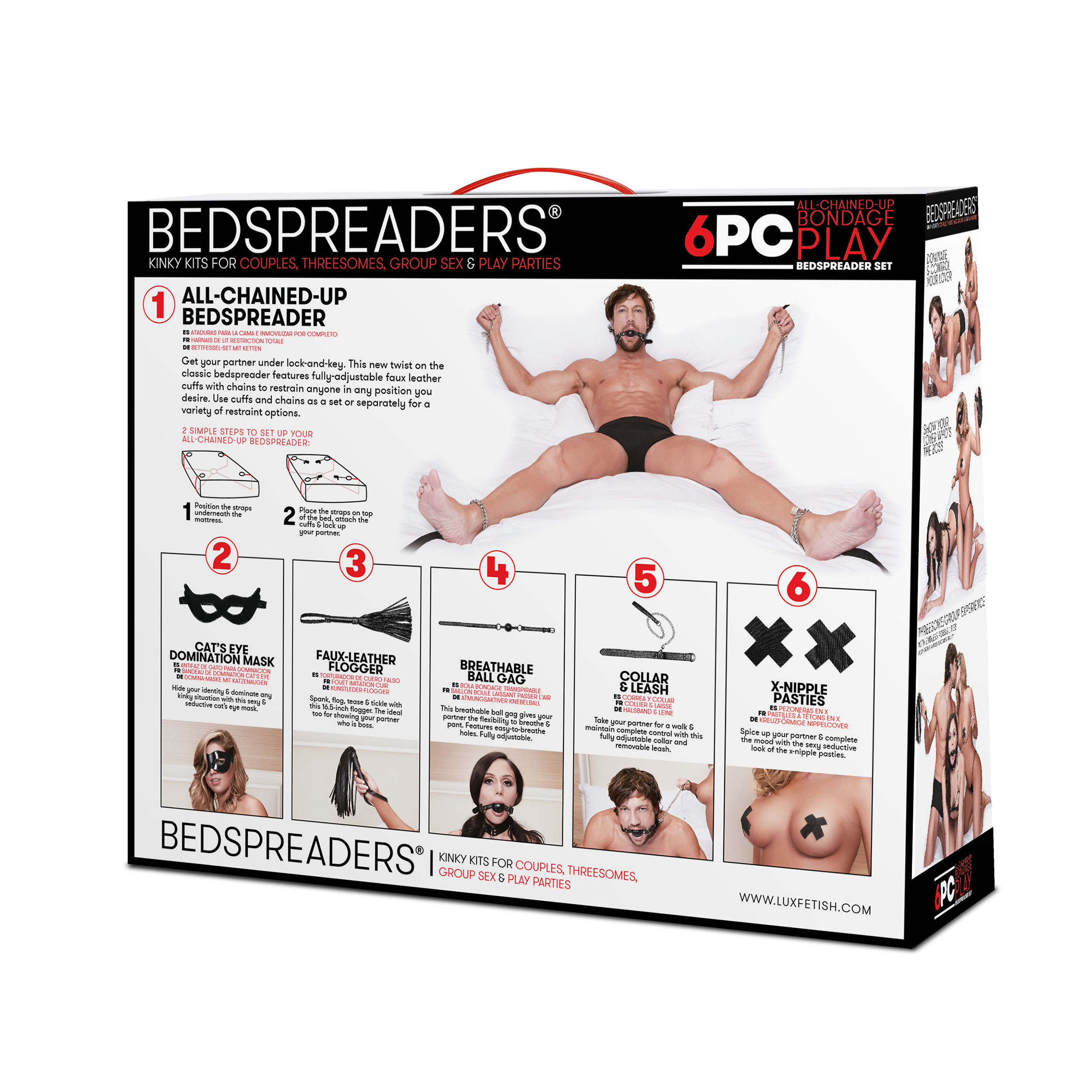 9SwXkkyAxs2yA8QZ03i9X92sxOo1Mo71 Master-Slave Domination Chain-Me-Up 6pc Bedspreaders Set - Image 1