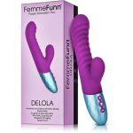 Delola Liquid Silicone Rabbit - Purple - Image 9