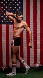 Retro Sport Panel Short- X-Large - Black/ Red - Image 8