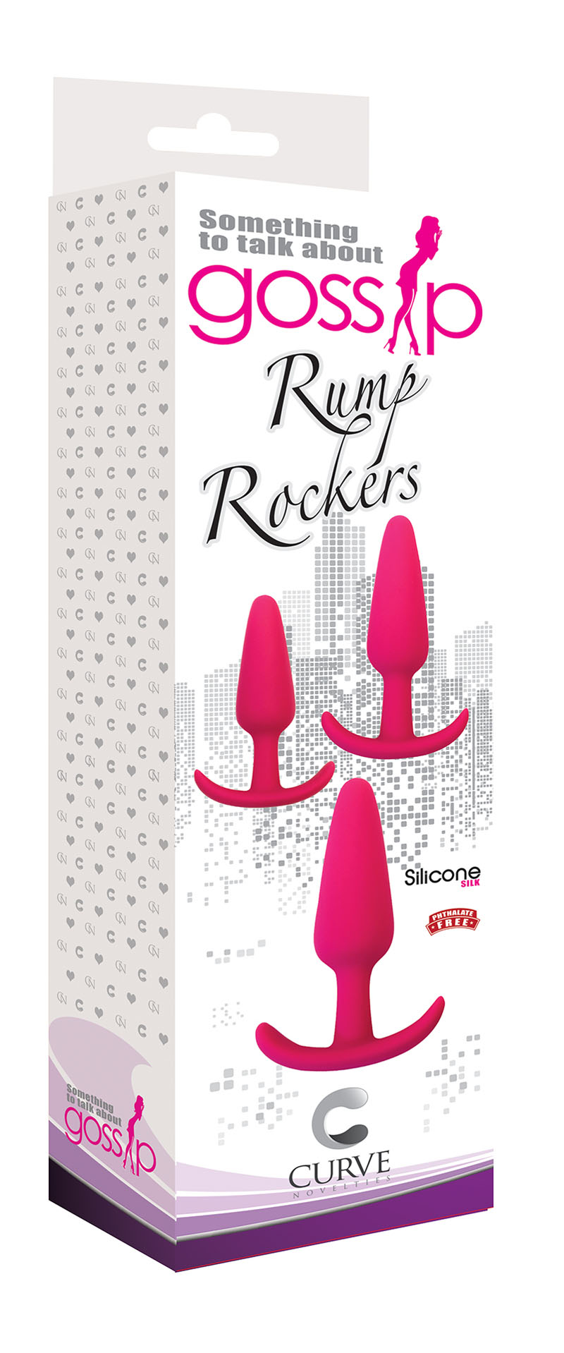 CN-0120-04-40 Lily-Violet Gossip Rump Rockers - Magenta - Image 1