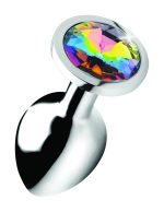 Rainbow Prism Gem Anal Plug - Medium - Image 2