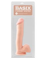 Basix Rubber Works 12 Inch Dong With Suction Cup - Light - Image 2