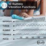 Rose - Petite Massage Wand - Blue - Image 5