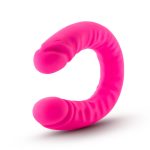 Ruse - 18 Inch Silicone Slim Double Dong - Hot Pink - Image 3