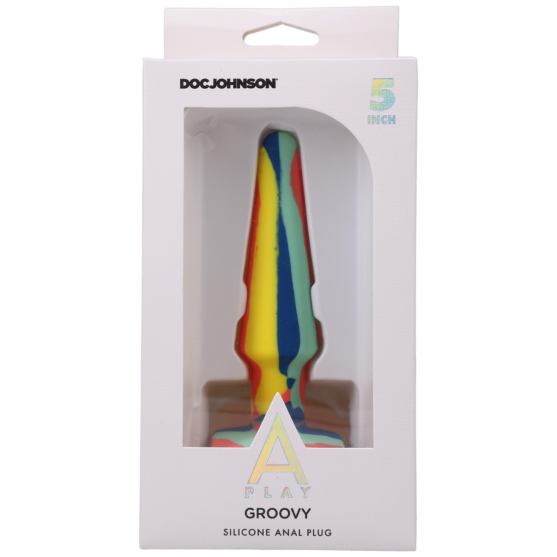 A9uOZqhH8DPvldK5UGk3aa10UpedzruW A-Play Groovy Silicone Anal Plug 5 Inch - Sunrise - Image 1