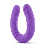 Ruse - 18 Inch Silicone Slim Double Dong - Purple - Image 4