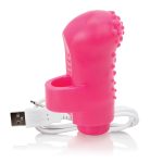 Charged Fingo Rechargeable Finger Vibe - Pink - Image 4