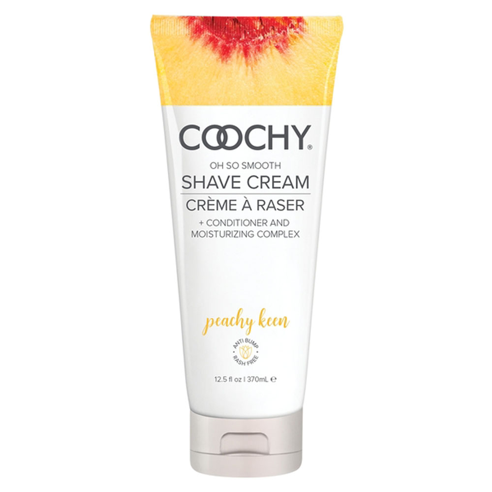ARMos4LVhUvbXIDrhxGePOdP73jdLcuc Coochy Oh So Smooth Shave Cream - Peachy Keen 12.5 Fl Oz 370ml - Image 1