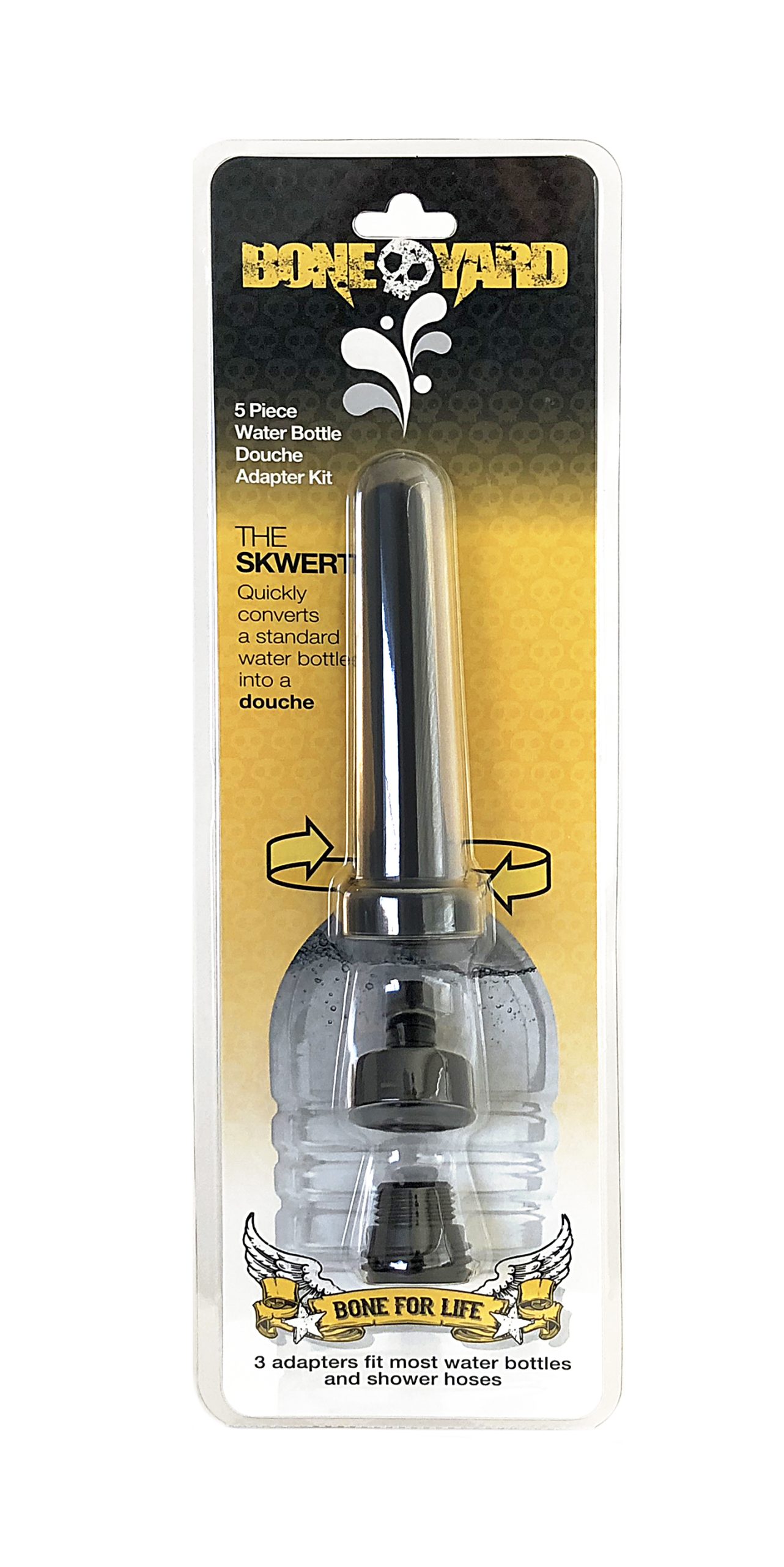 AWg00LqnDBmvRyyYmyra6loJPezWqeAS Boneyard the Skwer 5 Pc Water Bottle Douche Adapter Kit - Image 1