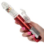 Naughty Bits Cumball Machine Thrusting Jack Rabbit Vibrator - Red - Image 11