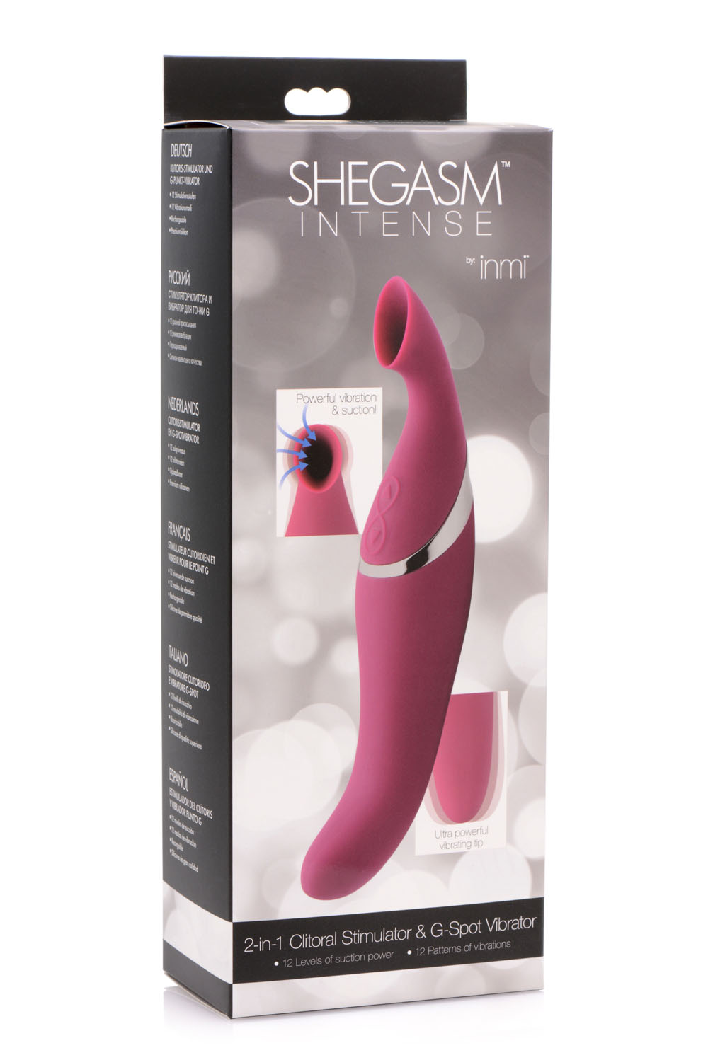 Ag78CWxZrkb7rD803FGikUnhfCN3GY3A Shegasm Intense 2 in 1 Clit Stimulator - Pink - Image 1