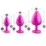 Luxe - Bling Plugs Training Kit - Pink with White Gems - Image 4