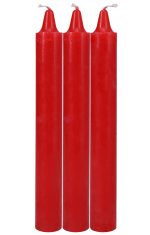 Japanese Drip Candles - 3 Pack - Red - Image 3