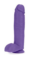 Au Naturel - Bold - Huge - 10 Inch Dildo - Purple - Image 2